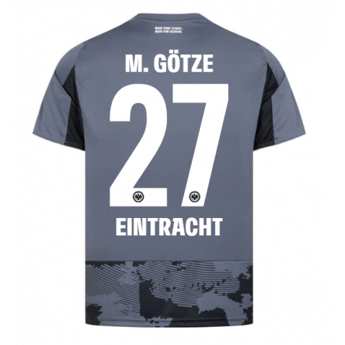 Billige Fotballdrakt Eintracht Frankfurt Mario Gotze #27 Replika Tredjedrakt 2025-26 Kortermet Billige Fotballdrakt Eintracht Frankfurt Mario Gotze #27 Replika Tredjedrakt 2025-26 Kortermet